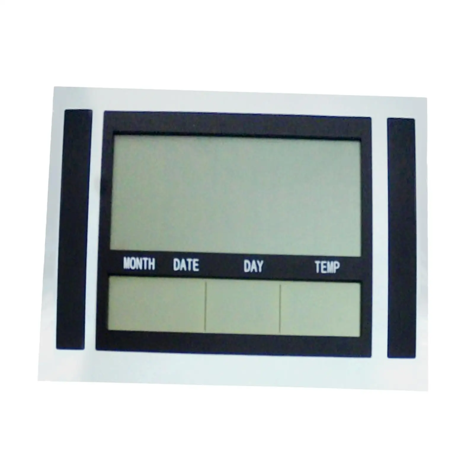 

Large Watch Table Voice Control Digital Digit LCD Display Clock Calendar Day Month Year Battery Powered Electronic Alarm Clock