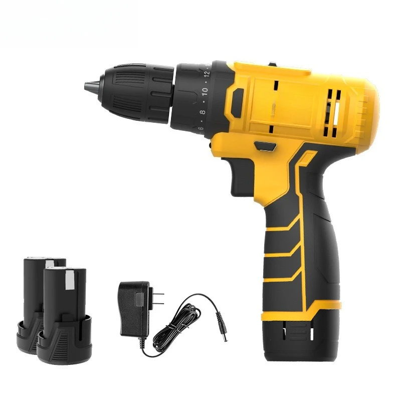 

Multifunctional electric drill electric screwdriver lithium battery rotary tool pistol drill household charging punching