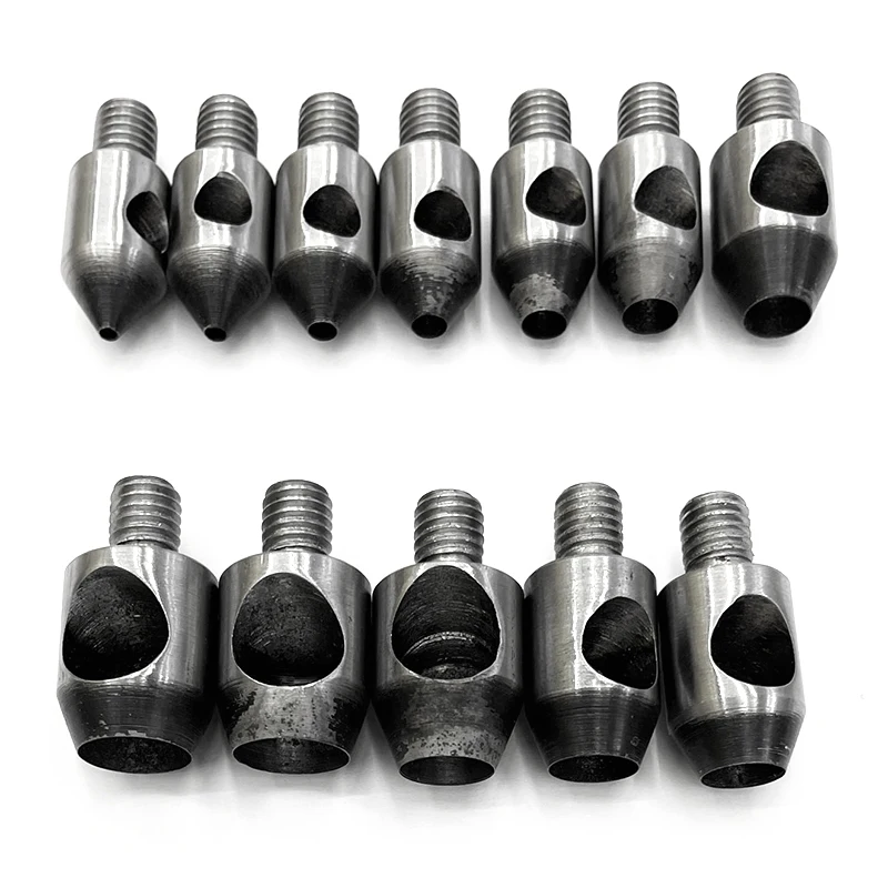 Europe Button Machine Special Mold (12mm+M6) 2-12mm Punching Mold Rivet Button Punching Dedicated Tool Drilling Eyelets Die