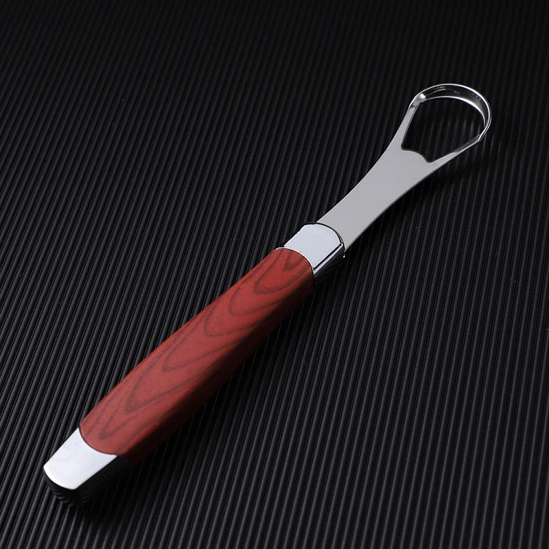 *Stainless Steel Tongue Scraper Cleaner Fresh Breath Cleaning Coated Tongue Toothbrush Oral Hygiene Care Tools..