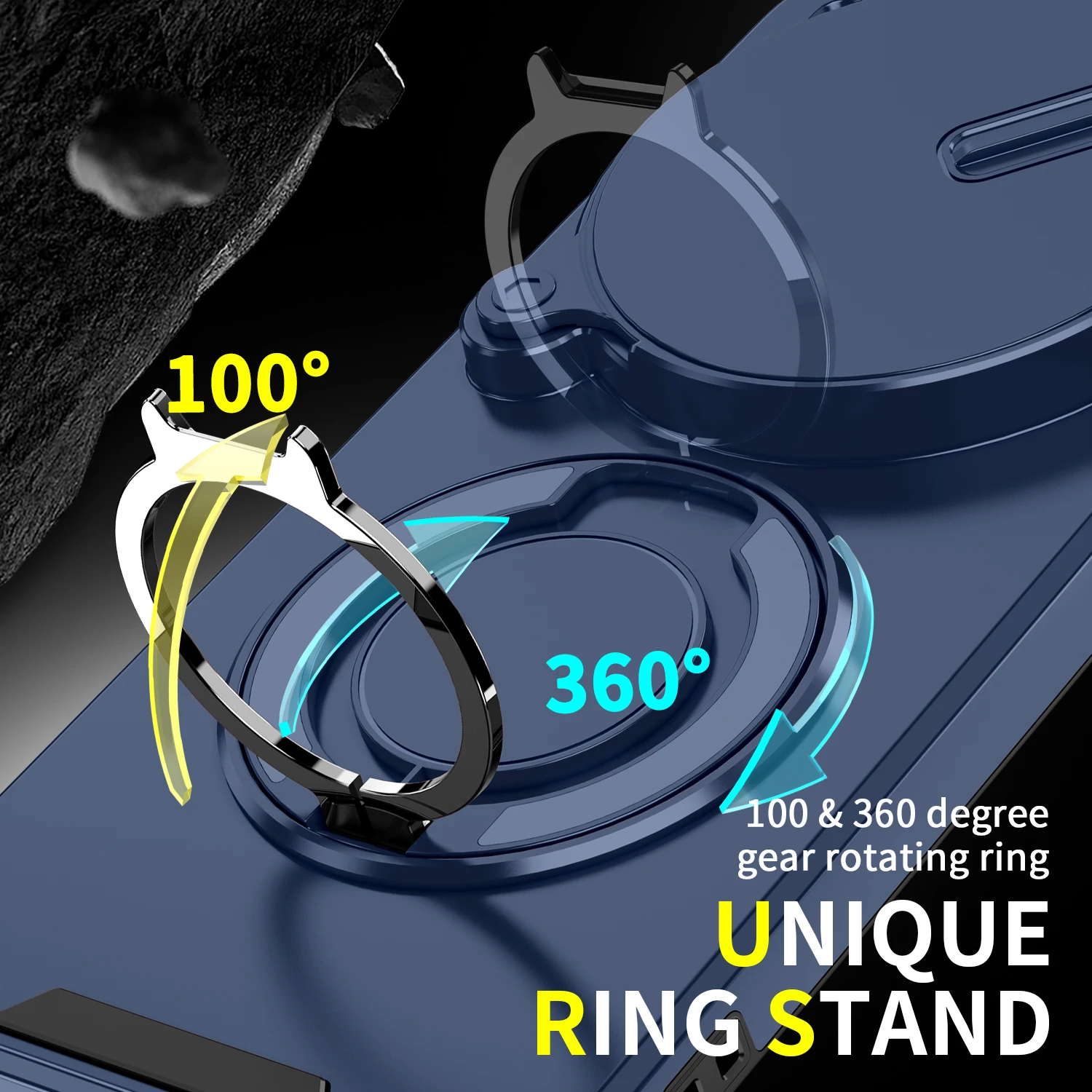 For Vivo X300 Ultra X300 PRO Phone Case Shockproof Armor Magnetic Holder Ring Case for Vivo X300Ultra Camera Lens Protect Cover view 4