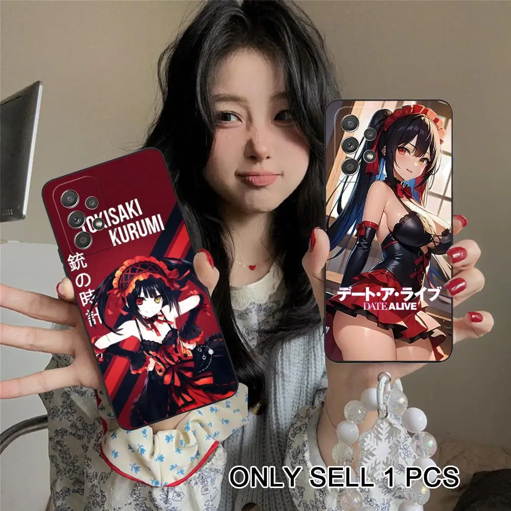 Date a Live Kurumi Tokisaki Phone Case for Samsung Galaxy A57 56 55 54 53 52 51 37 36 35 34 33 32 31 5G Soft Shockproof Cover