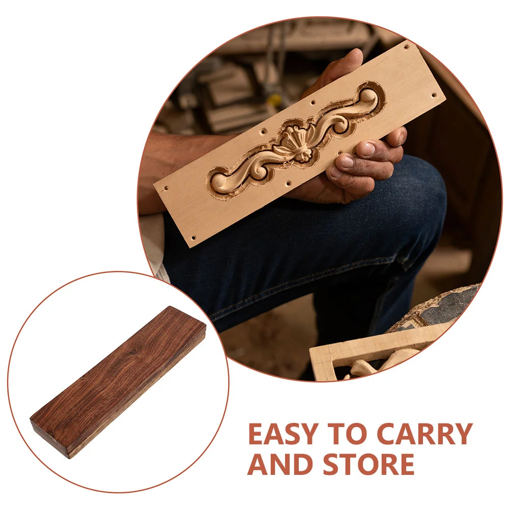  4 PCS Thickened Wood Carving Blocks Hobby Boards Unfinished Crafts Products Desktop
