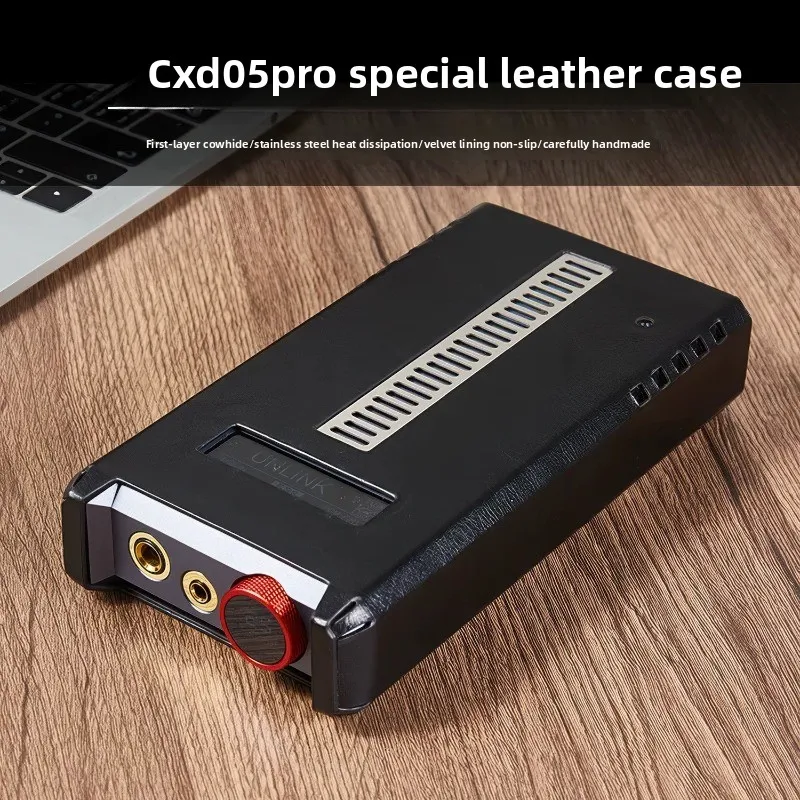 Xd05pro decoding headphone amplifier special leather case cowhide machine case protective case anti-fall and anti-scratch