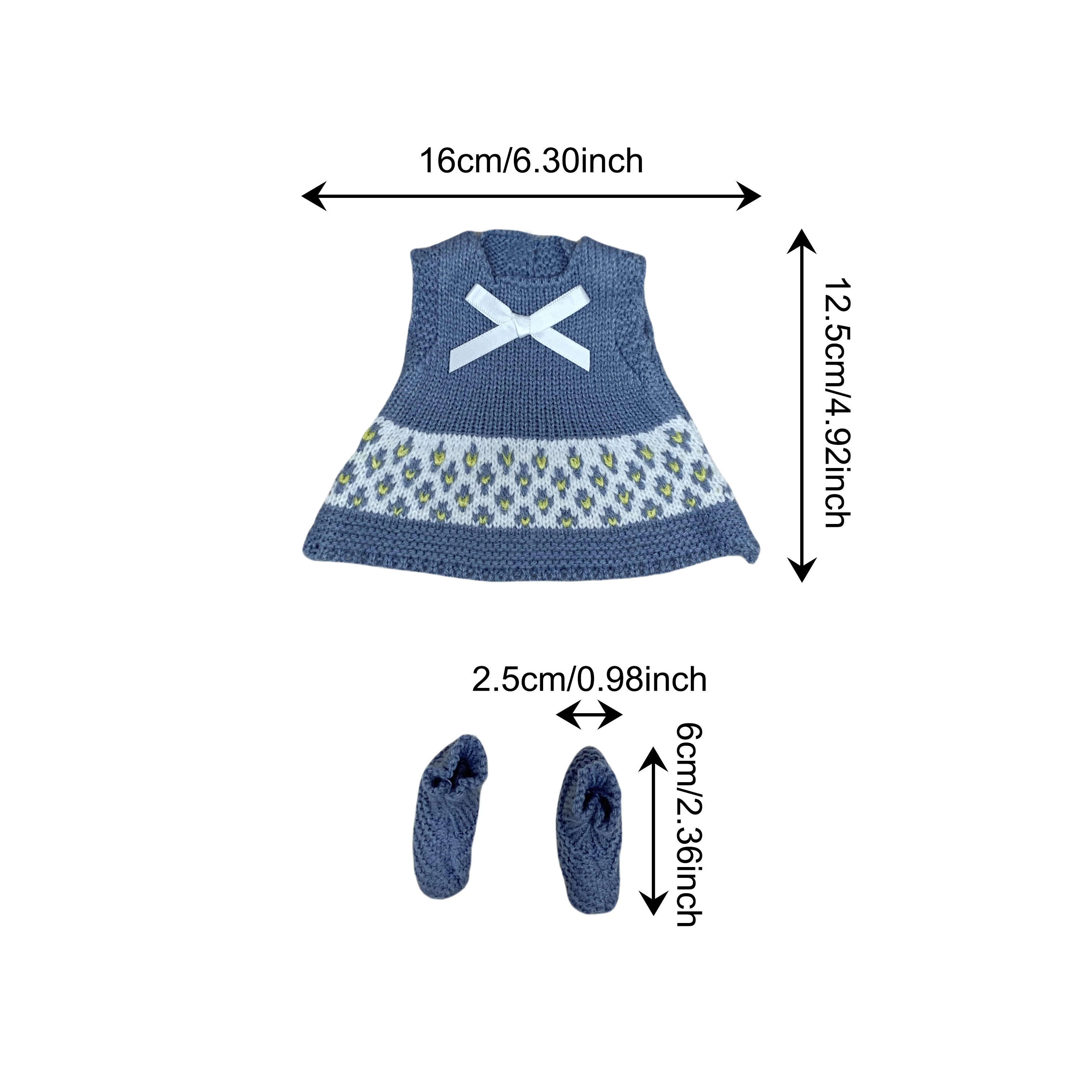 4 stili coccolosi mini set di vestiti per bambole rinate per bambole rinate da 10 pollici abiti colorati di moda di alta qualità per il regalo della bambola