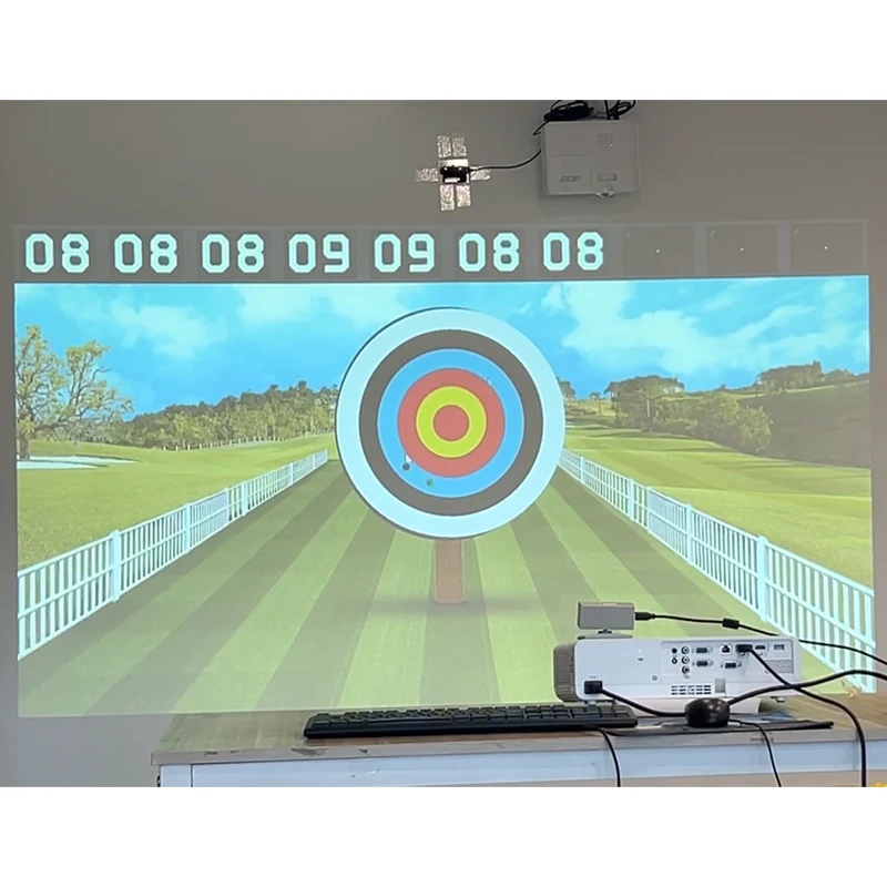 Interactive Projection Auto-Scoring Archery System Bow Archery Shooting Indoor Playground