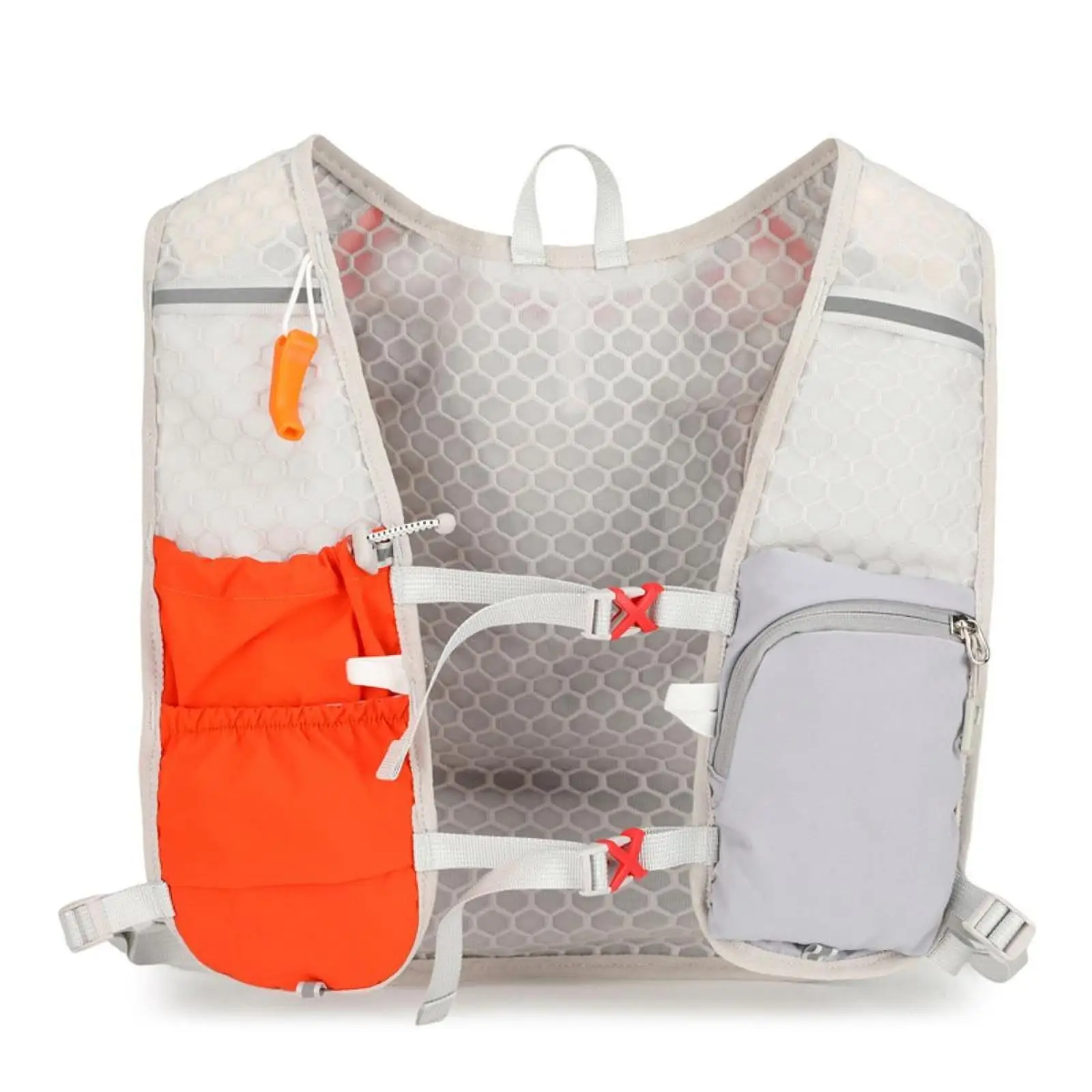 Hydration Vest Lightweight Nylon Sports Backpack Adjustable Hydration Pack for Outdoor Trail Camping Hiking Cycling Race