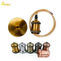 E27 Screw Lamp Stand Vintage Edison Light Bulb Socket Holder Adapter Base Cap Socket E26 Ceiling Light Lamp Bulb Fixing Base