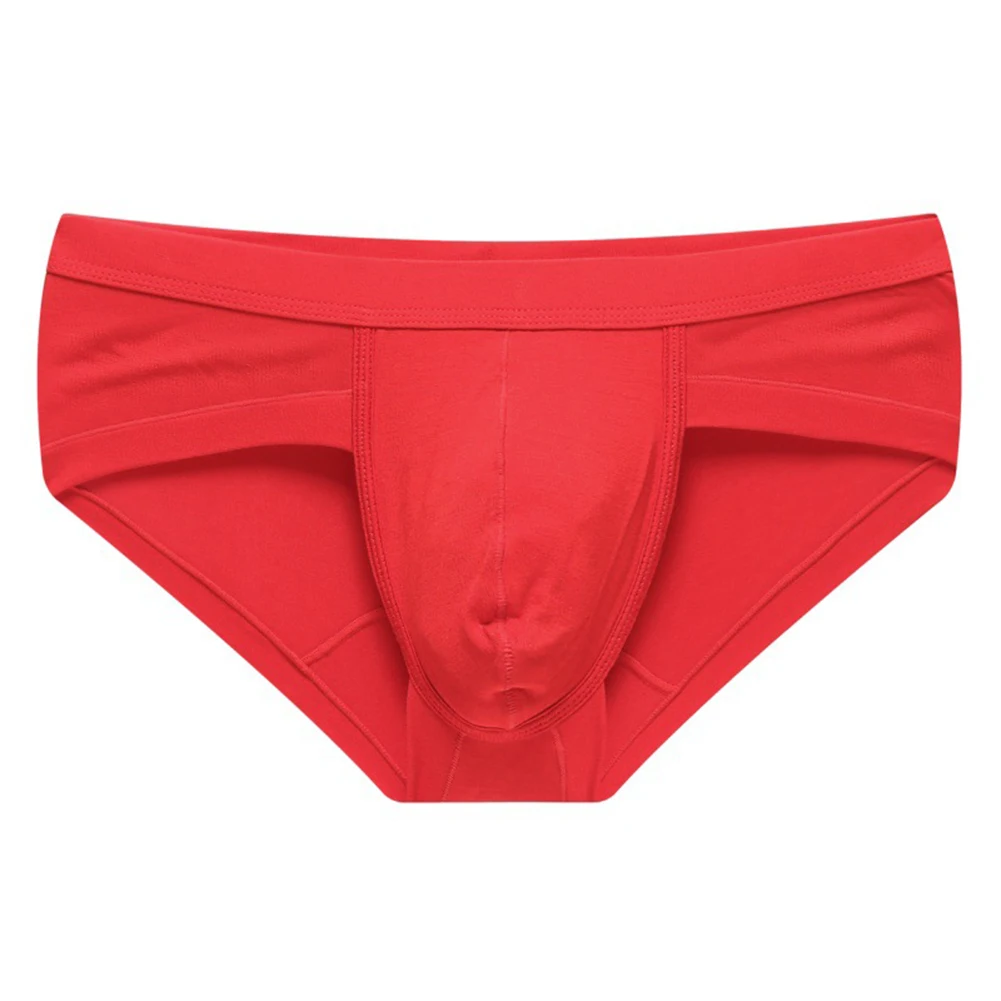 

Sexy Men's Lingerie Modal Panties Low-Waisted Breathable Underwear Gay Sissy Bulge Pouch Underpants Quick Dry Briefs Knickers