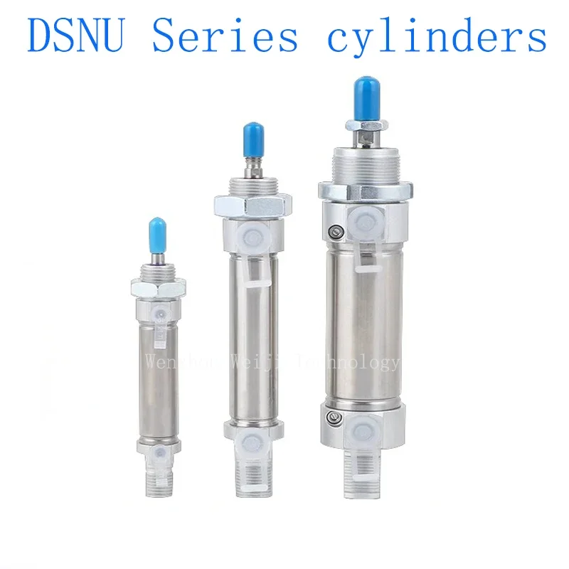 HLH cylinder DSNU round mini stainless steel air pneumatic cylinder DSNU-40-125-P-A DSNU40-25-PPV-A DSNU-40-50-P-A