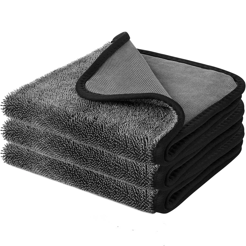 1Pc Microfiber Twist Car Wash Towel Professional Car Cleaning Drying Cloth Towels For Cars Washing Polishing Waxing Detailing