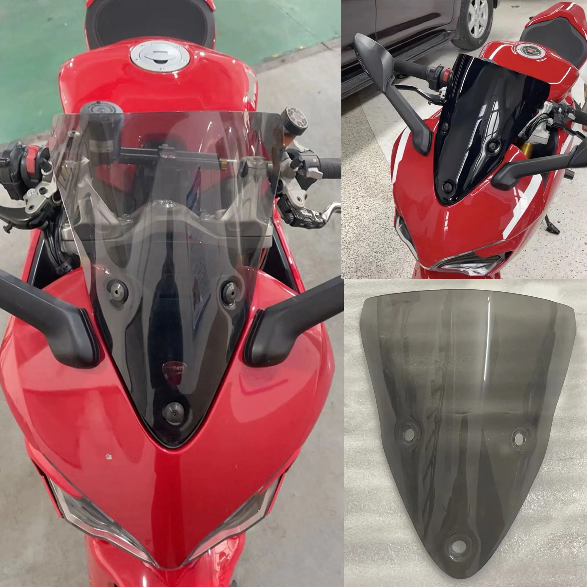 For Ducati Supersport 939 S 939S 950S 2017 -2021 2022 Super Sport 950 Windscreen Screen Double Bubble Wind Deflectors Windshield