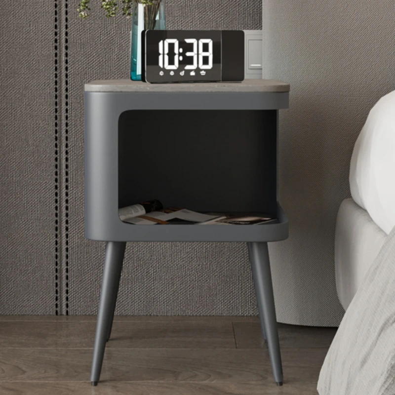 Bedroom bedside bed INS Storage side table metal Mini low table nordic small Sofa side table balcony Cafe table furniture