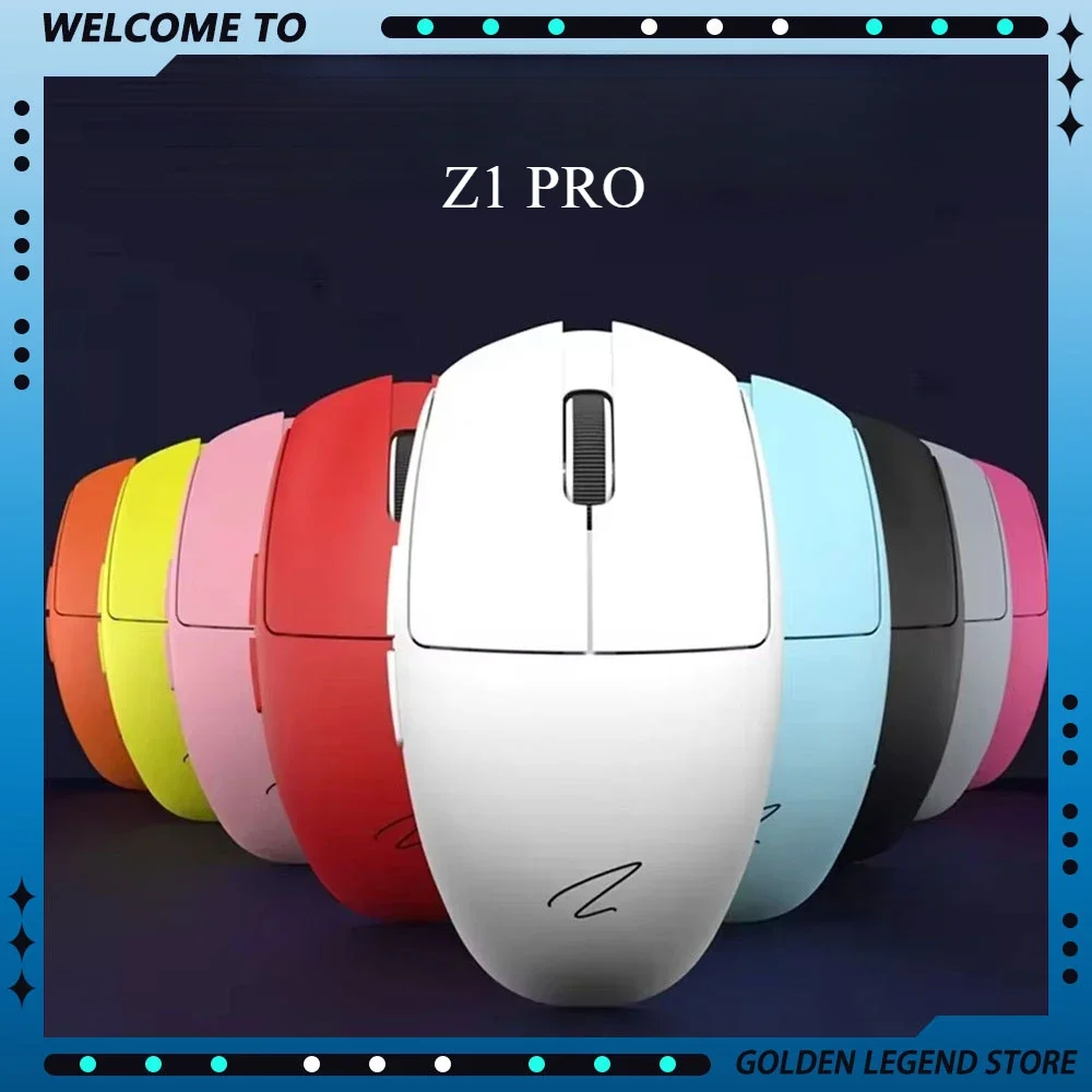 Zaopin Z1 Pro Gaming E-sports Mouse Paw3395 Sensor 2.4G Wireless  Micro Rechargeable RGB Dual Mode Customized Gamer Accessories