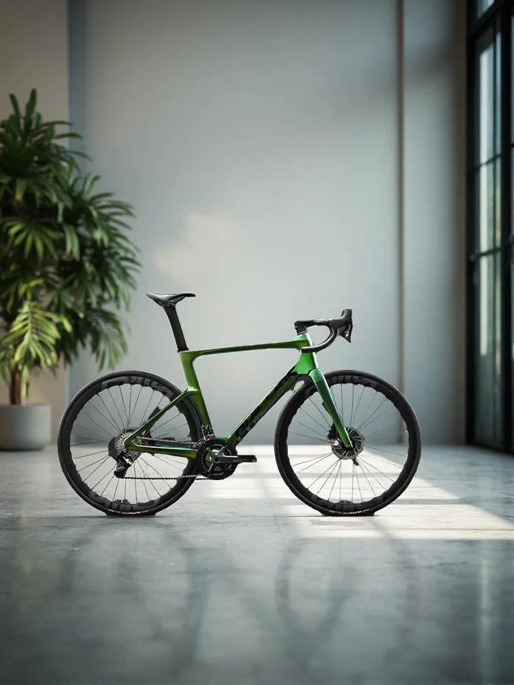 AliExpress NONE Carbon Fiber Gravel Bike,Racing Road Bike,Carbon Bicycle,Curved Handlebar,Brake and Transmission Are Integrated,16/24 Speed