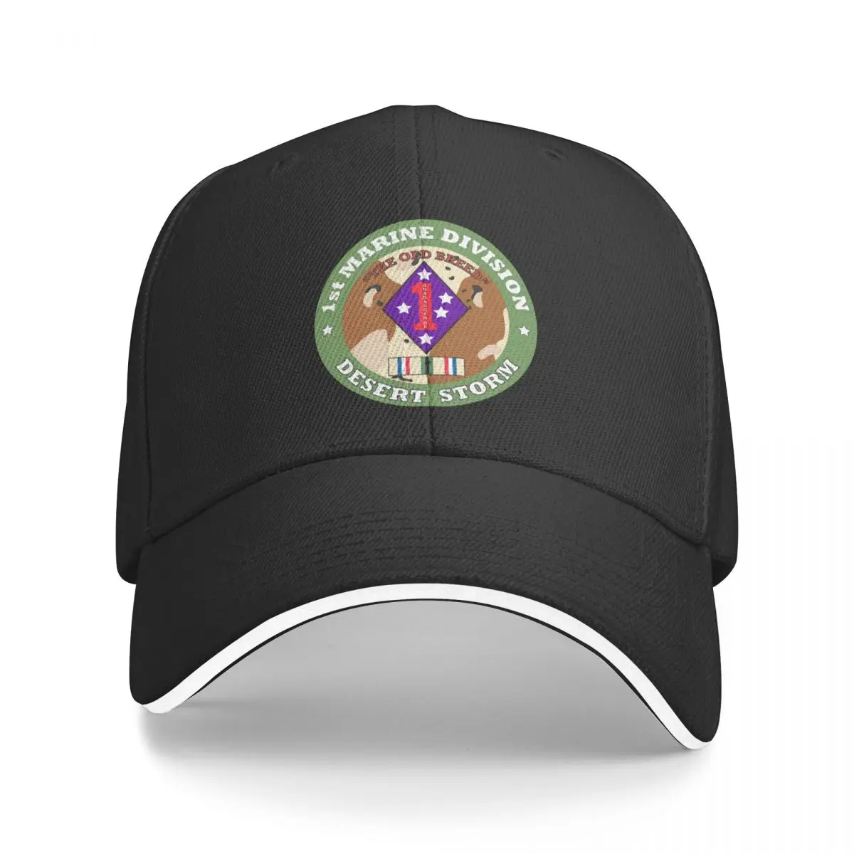 Division Desert Storm Veteran Merch Men Women Trucker Hat Caps Hat Unique Design Formal Activities Headwear