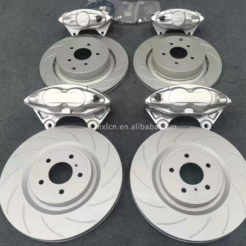 

Car Brake Calipers Front 4 Pot and Rear 2 Pot Brake Upgrade Systems for Infiniti Q50L G37S G35 Fx35 Fx37 Qx60 Big Brake Kit