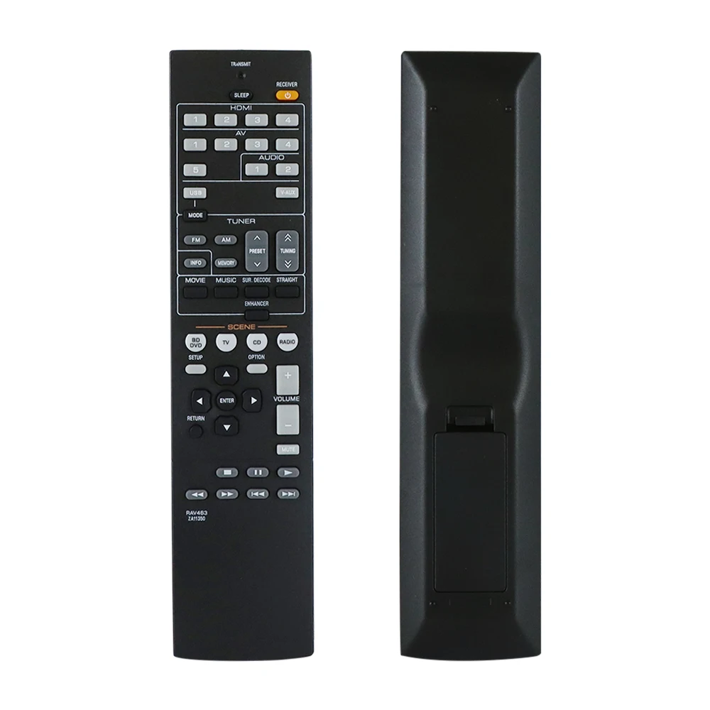 RAV463 ZA11350 Remote Control For Yamaha AV Receiver RX-V373 RX-V375 RX-V375BL HTR-3065 HTR-3066 Replace Fernbedienung