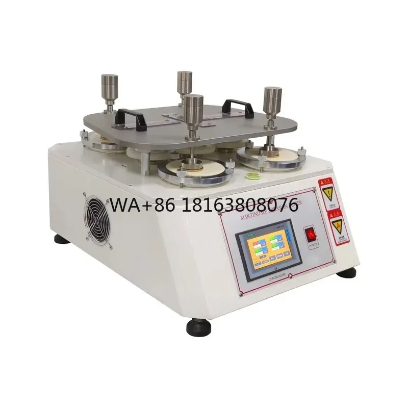 Martindale Abrasion Pilling Tester Touch Screen Textile Fabric Leather Wear Resistance ISO 12947 Test Machine