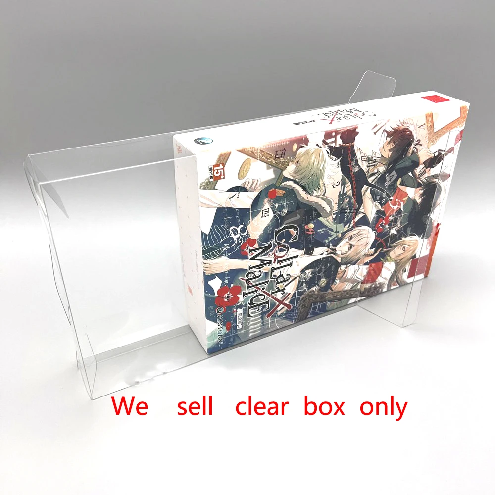 10PCS Clear PET Protection Box For SWITCH NS Otome Game Collection Case