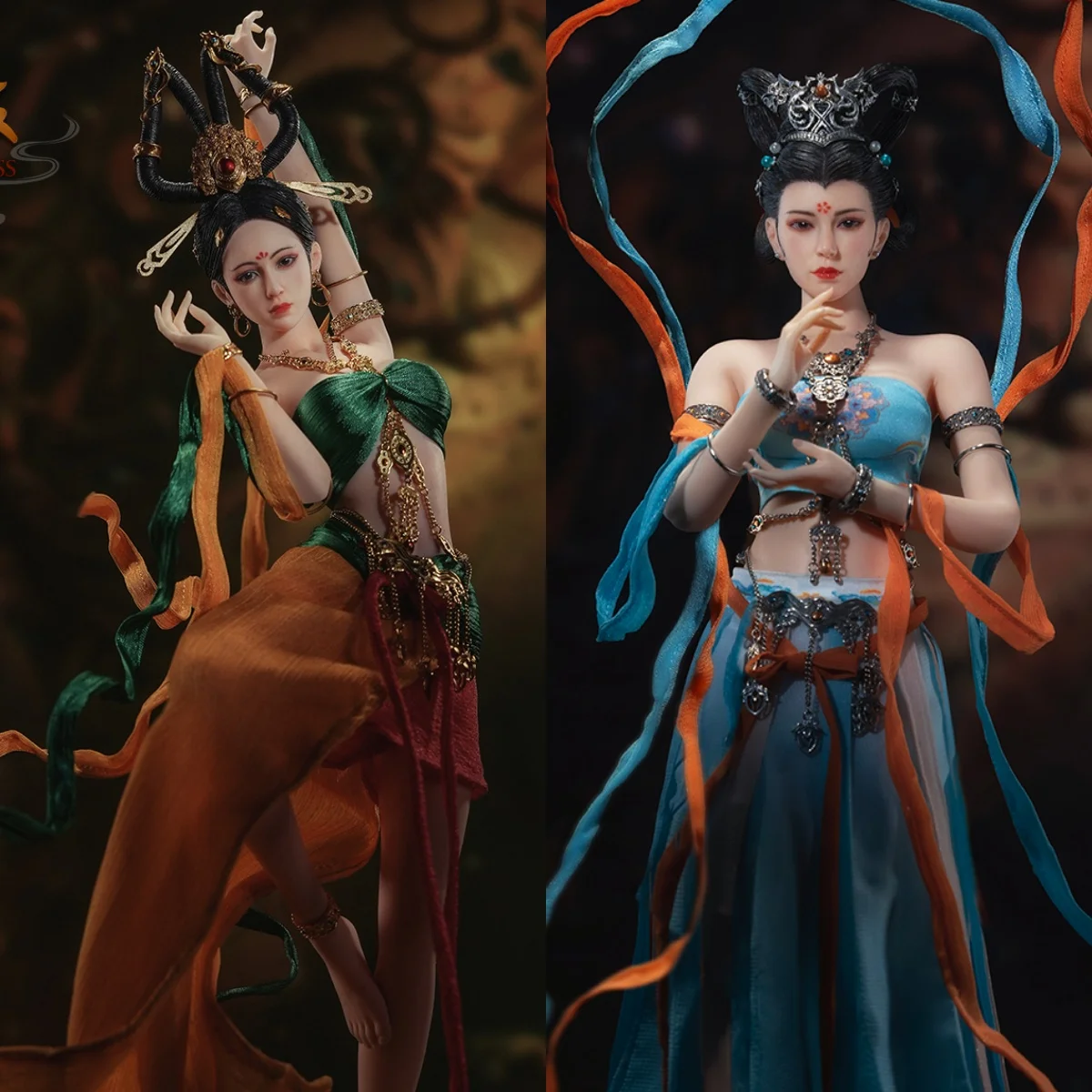 

TBLeague PL2023-205A/B 1/6 Female Soldier Dunhuang Flying Apsaras Geisha Artificial Girl 12in Full Set Action Figure Toys