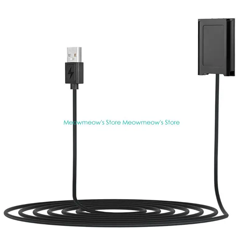 ZV1 AS100V 카메라 전원 용 W91A USB 더미 배터리 어댑터