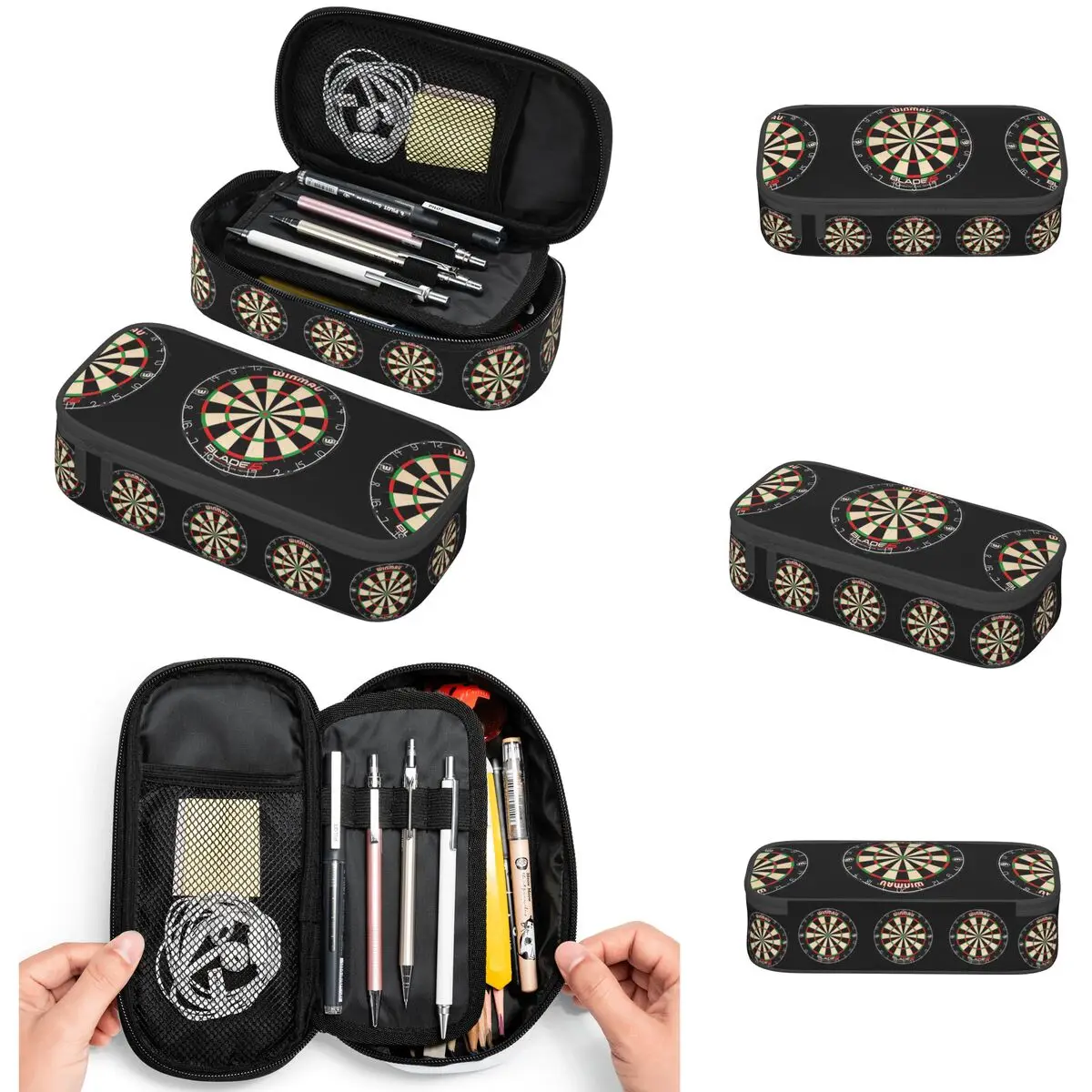 Winmau Blade 5 Dartboard Pencil Cases Large Capacity Pen Bags Pen Box Pencil Pouch For Boys Girls Students Stationery School