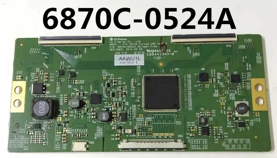 

6870C-0524A T-con Board 6871L-3918B For LG TV 65UC970V 65UC970V-ZA Logic Board V14 TM120 Curved UHD Ver0.5 65inch