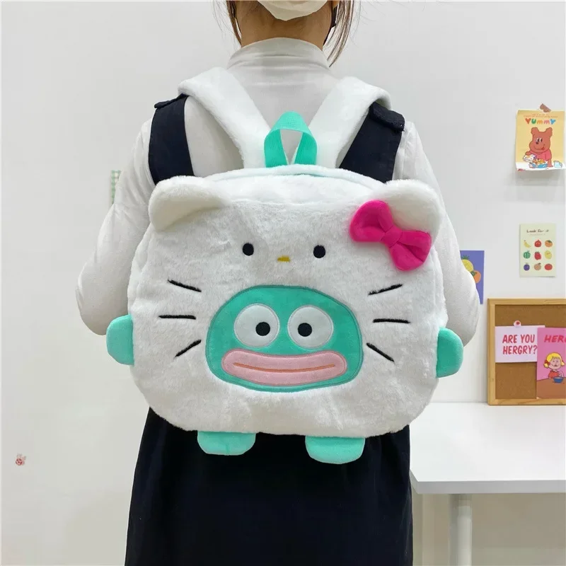 Sac à dos en peluche Sanurgente pour enfants, sac à bandoulière étudiant, cartable de grande capacité, Hello Kitty Cartoon, Hangaii, Mongolie, Transform, nouveau