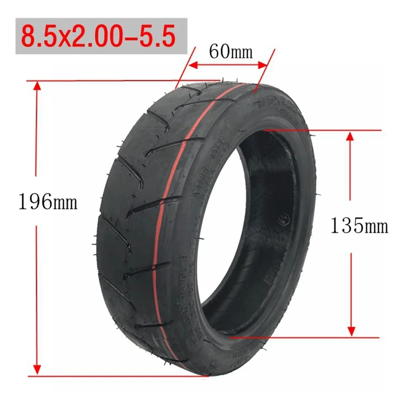 CST 8.5x2.00-5.5 Tire Inner Tube 45 90 Valve Degree Fits 8.5 Inch Electric Scooter INOKIM Night Series Scooter