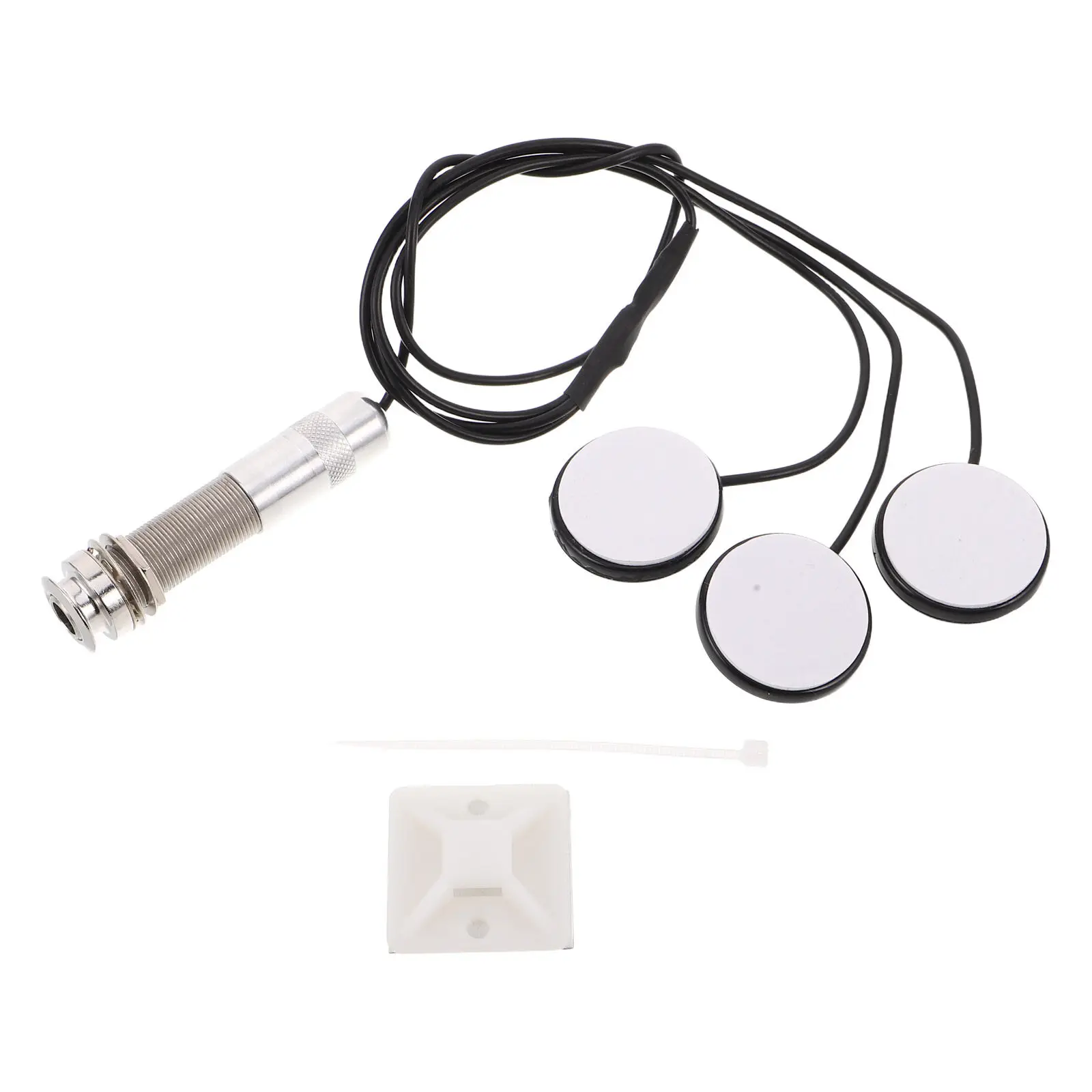 1Set Acoustic Pickups Piezo Transducer 3 in 1 Self Adhesive Guitar Ukulele Mandolin Pickup Transducer for String Instruments - view 4