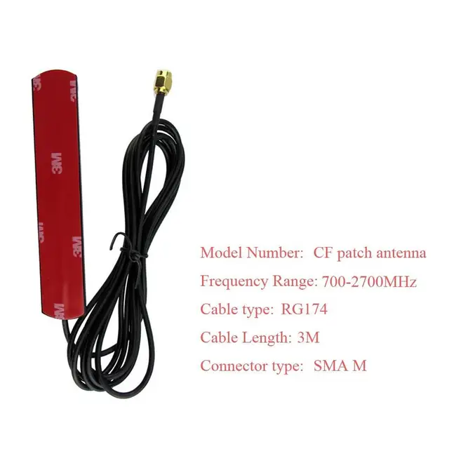 SMA męski 3G 4G LTE Patch antena 700-2700MHz 5dbi TS9 CRC9 złącze męskie SMA Router przedłużacz uniwersalny WIFI