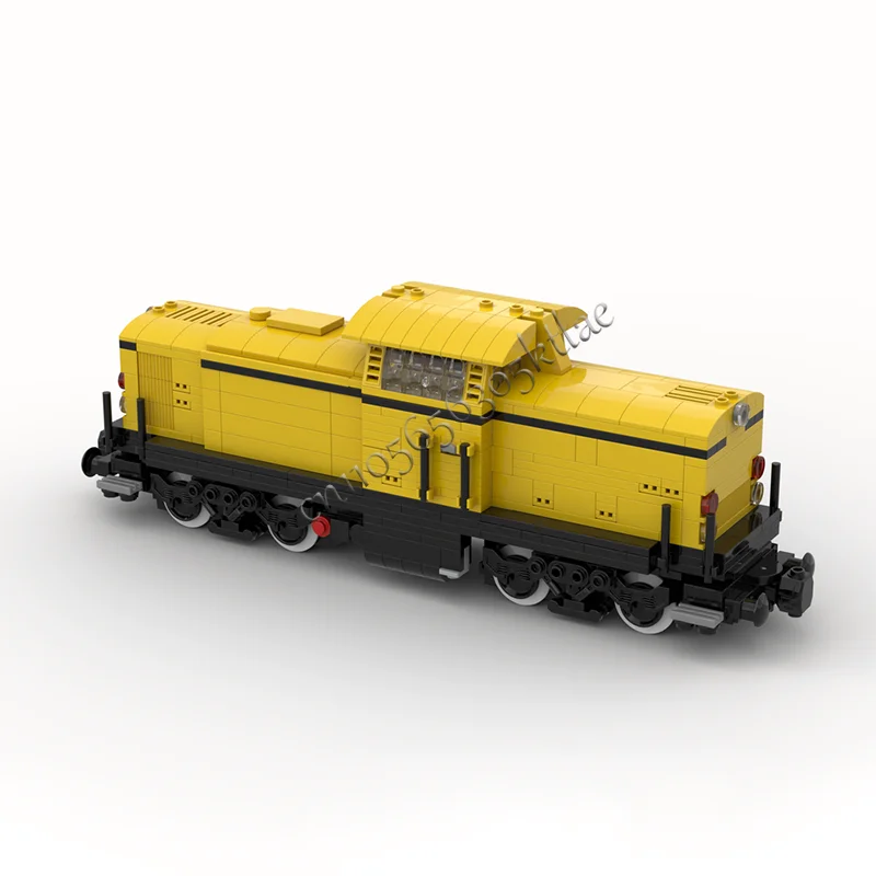 Nowe 612 Elementów Żółta Seria Pociągów Modułowe Klocki Konstrukcyjne Model Zabawki do Składania dla Dzieci Prezent na Boże Narodzenie Niespodzianka