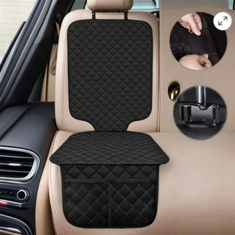 Quilted Pet Front Seat Booster Waterproof 600D Oxford Raised Frame Adjustable Straps Safety Tether Universal Car SUV Pet Travel Dog Owners Pet