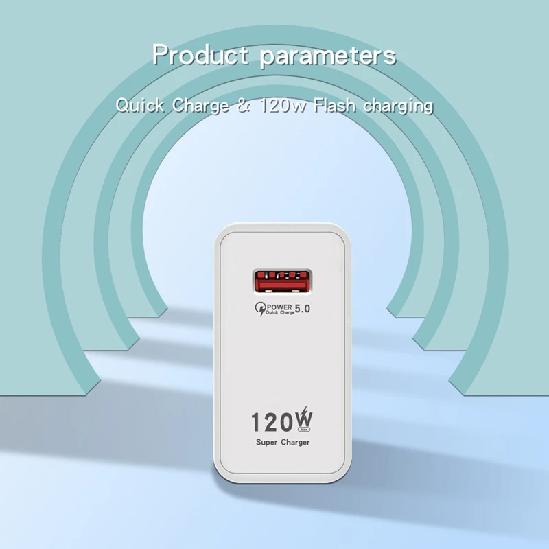 

New 120W Original Charger EU/UK/US Ultra Fast Charging Type-C Phone Charger USB-C For Xiaomi Samsung Huawei 2025
