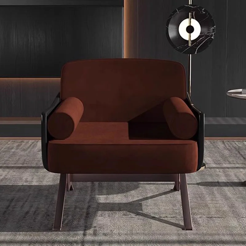 شرفة التخييم كراسي غرفة المعيشة صالون الشمال الاسترخاء المخملية كراسي غرفة المعيشة العرش المهنية Poltrona الروطان الأثاث