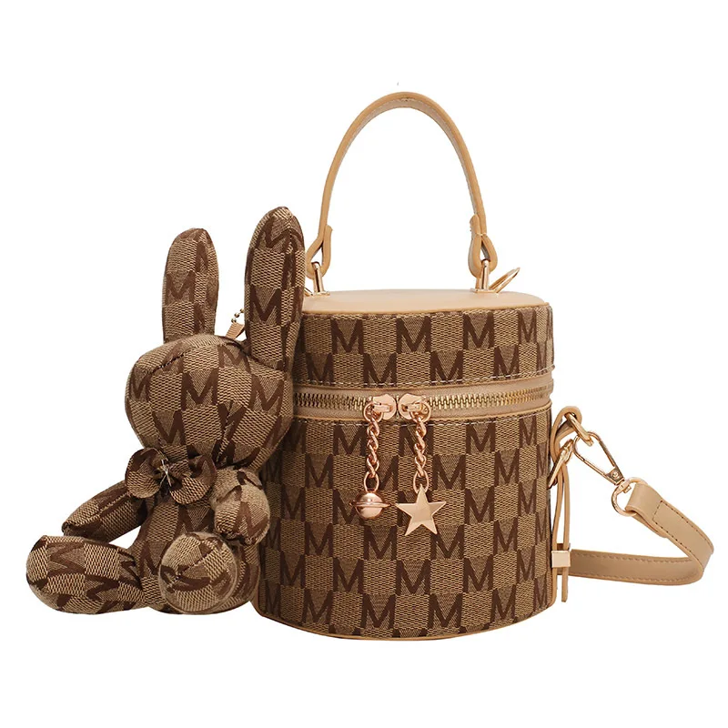 2025 Новая маленькая женская сумка, роскошный дизайн, текстурная сумка, женская сумка через плечо на одно плечо, сумка-ведро