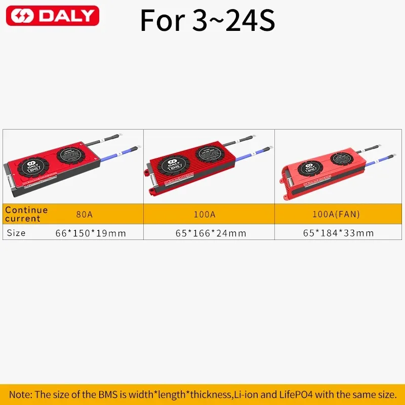 Daly Smart BMS li-ion BMS 4S 13S 30A BMS do baterii litowo-18650 Bluetooth