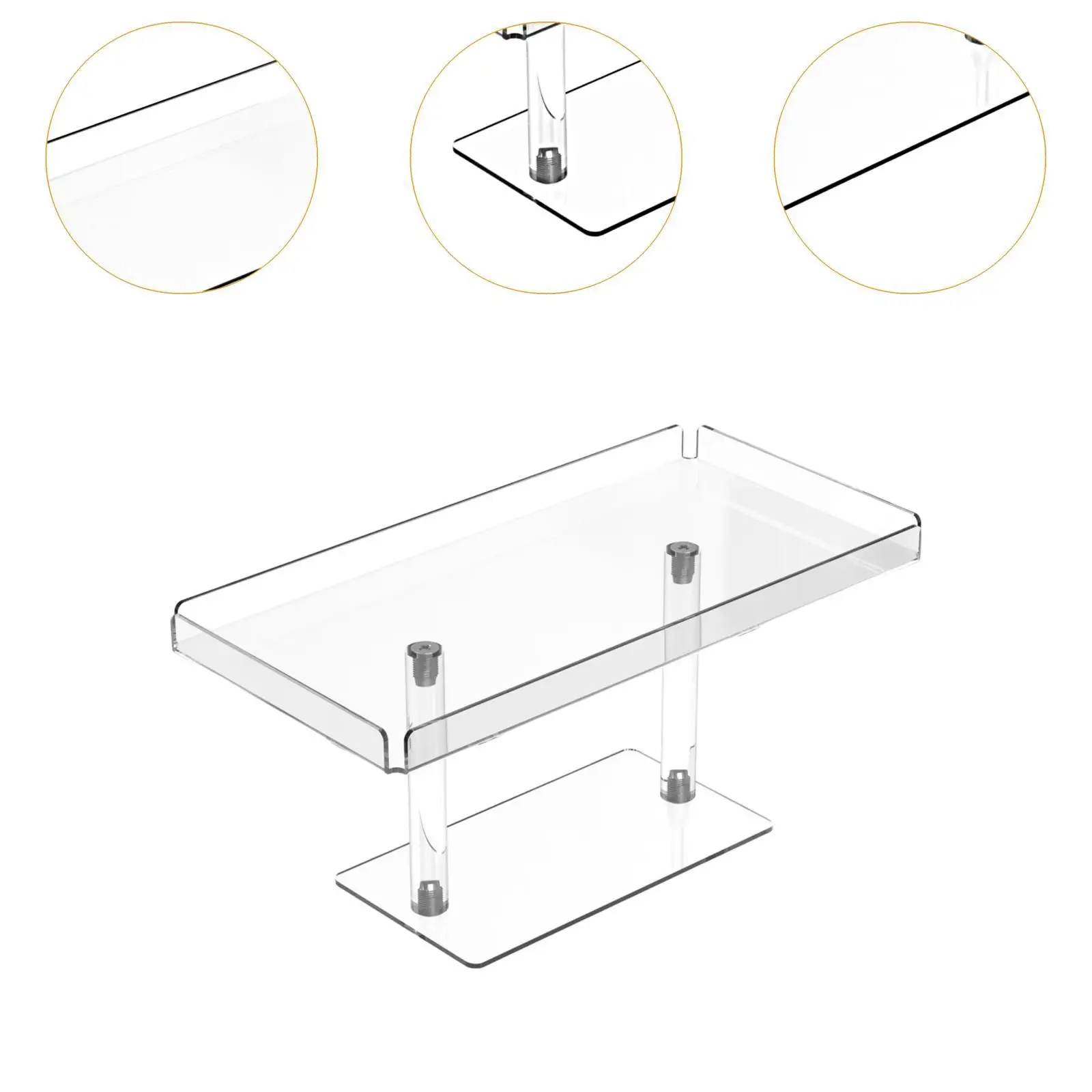 Acrylic Cupcake Display Stand Dessert to Clean Decorative Gift Sturdy Perfume