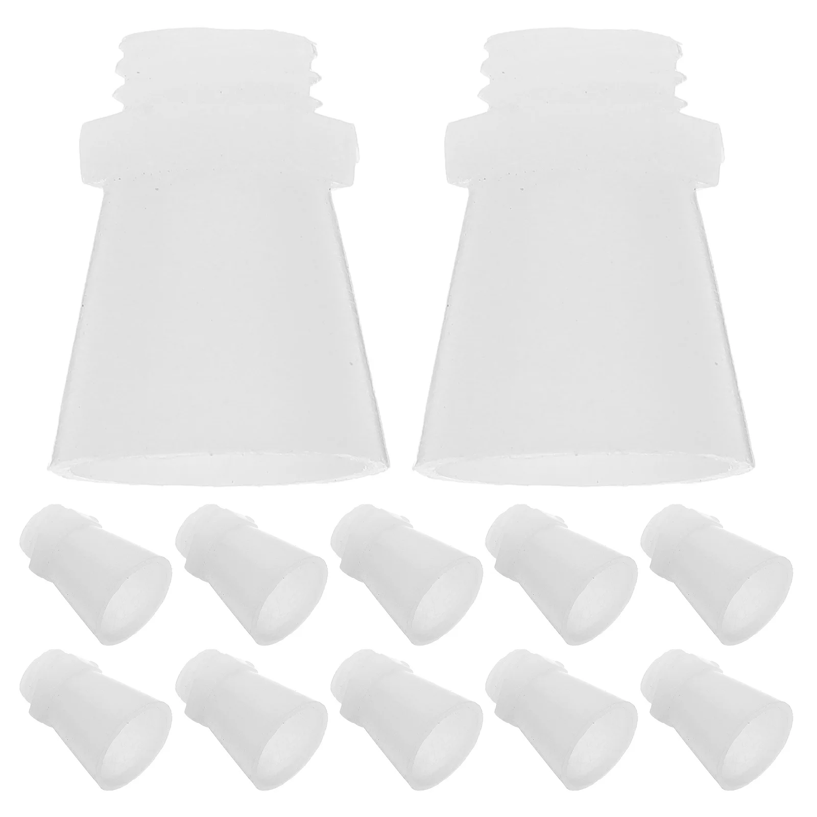 50 قطعة فوهات الحريق استبدال الملحقات 1 كجم البلاستيك القرن المعبرة واسعة الفم طفاية الفوهات لأجزاء طفاية #5