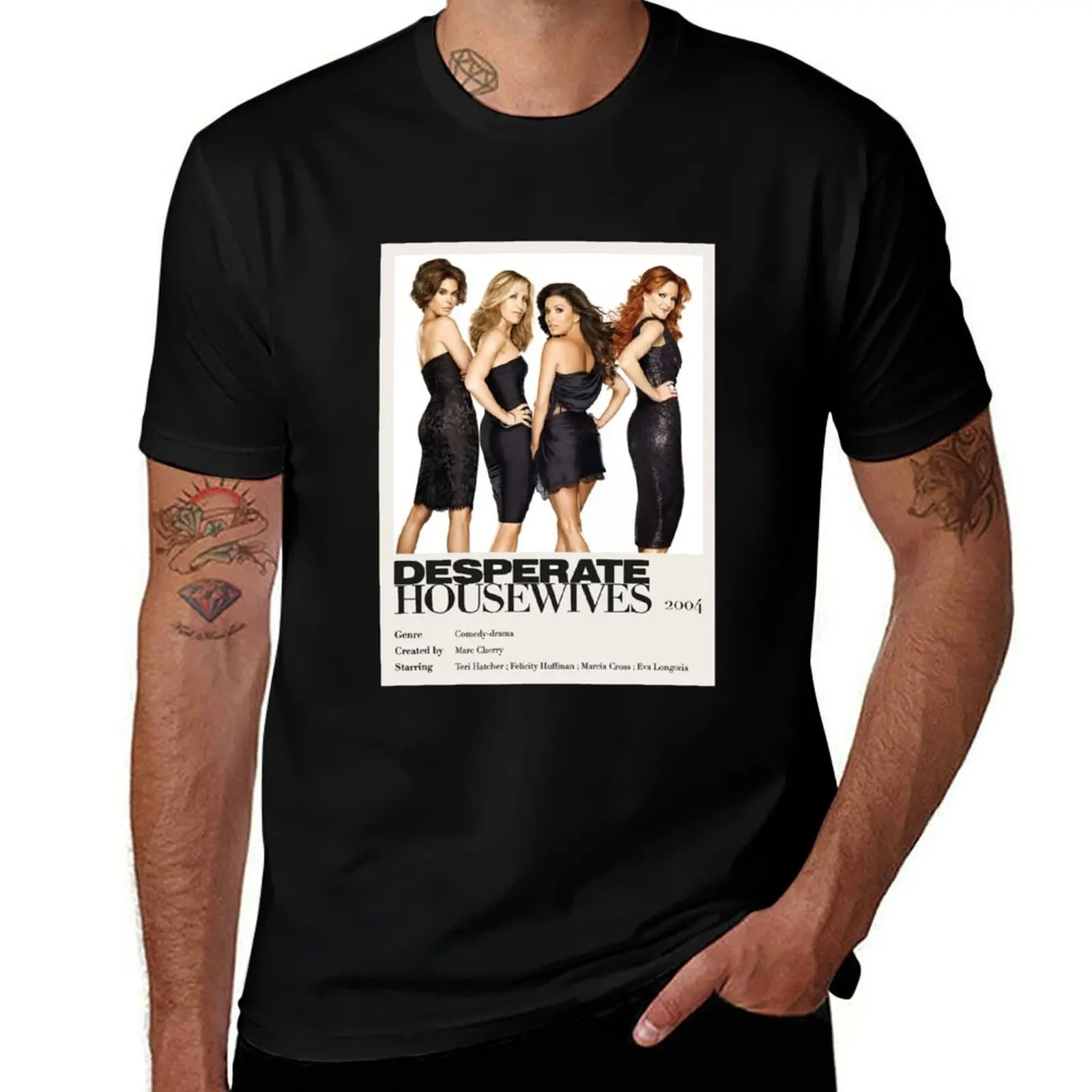 Desperate Housewives minimalist series sheet T-Shirt Casual Daily Wear Short Sleeve Top T-Shirt