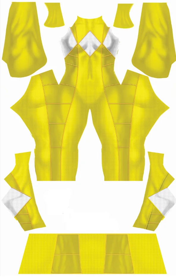 Disfraz amarillo Kyoryu Sentai para Cosplay, cintura elástica con falda Kyoryu Sentai, mono Zentai, 2023