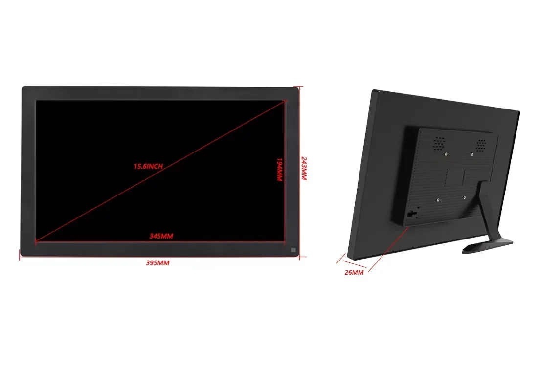 15,6 pulgadas 1920*1080IPS Android Tablet RJ45 uso comercial Poe Rk3566 2+16G