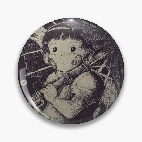 Grave Of The Fireflies Setsuko Yokokaw  Soft Button Pin Cartoon Gift Clothes Metal Decor Creative Hat Lapel Pin Women Funny