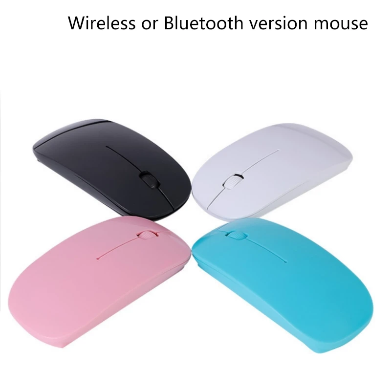 Laptop Mouse Suitable For IPhone Wireless 2.4g/bluetooth Mouse Business Office Simple 3-button Light Office Unisex Solid Color