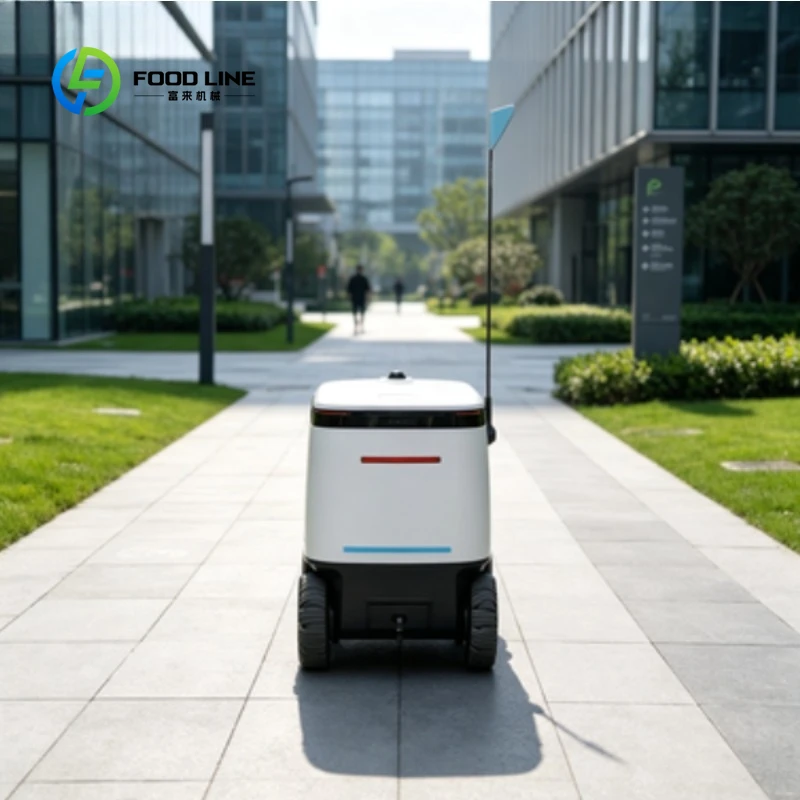 Custom Industrial & Outdoor Delivery Robot, Smart Food & Cargo Delivery Robot for Home, Factory and Commercial Logistics