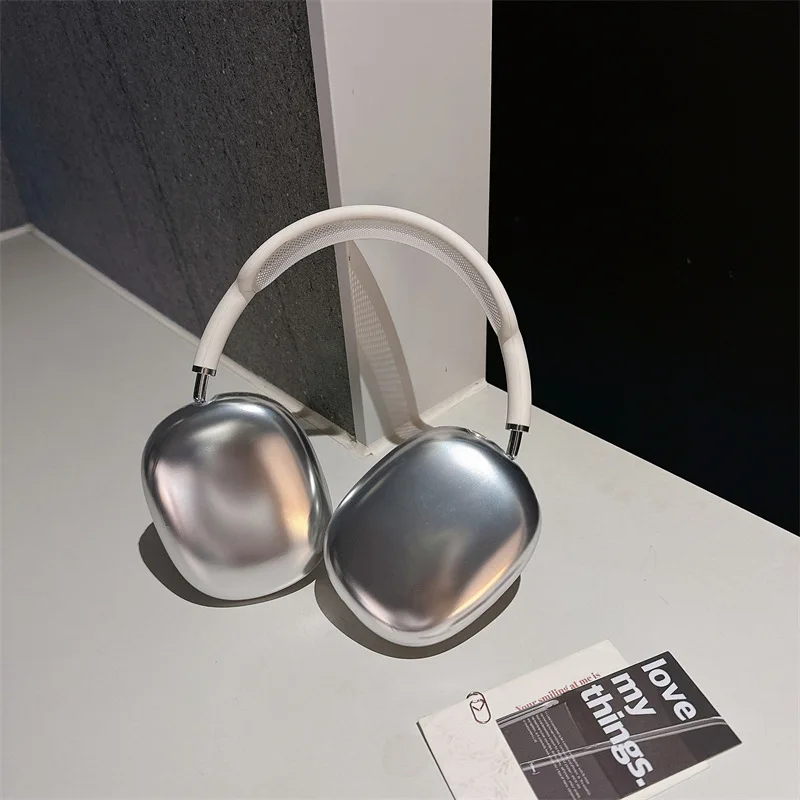 

Pure Color Silver Electroplated Case for AirPods Max Protective Headset Headphone Airpod Max Case Cover