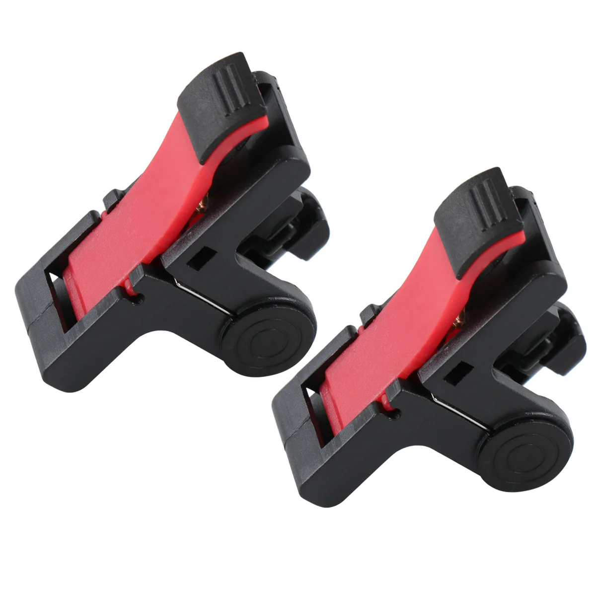 Quick Button Game Controllers Assist Tool Chicken-Eating Artifact for Phones Supports Fps Games Black and Red L R Version
