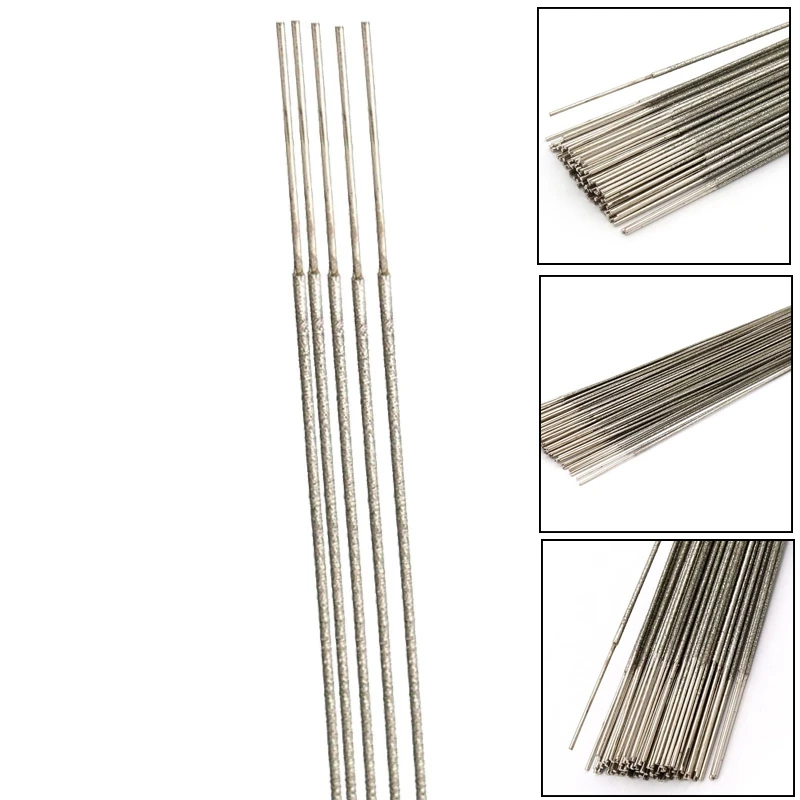 5Pcs 400Mm Diamond Wire Saw Blade, Saw Rods For Cutting Jade Metal Ceramic Resin Jewelry Hand Tools-High Flee