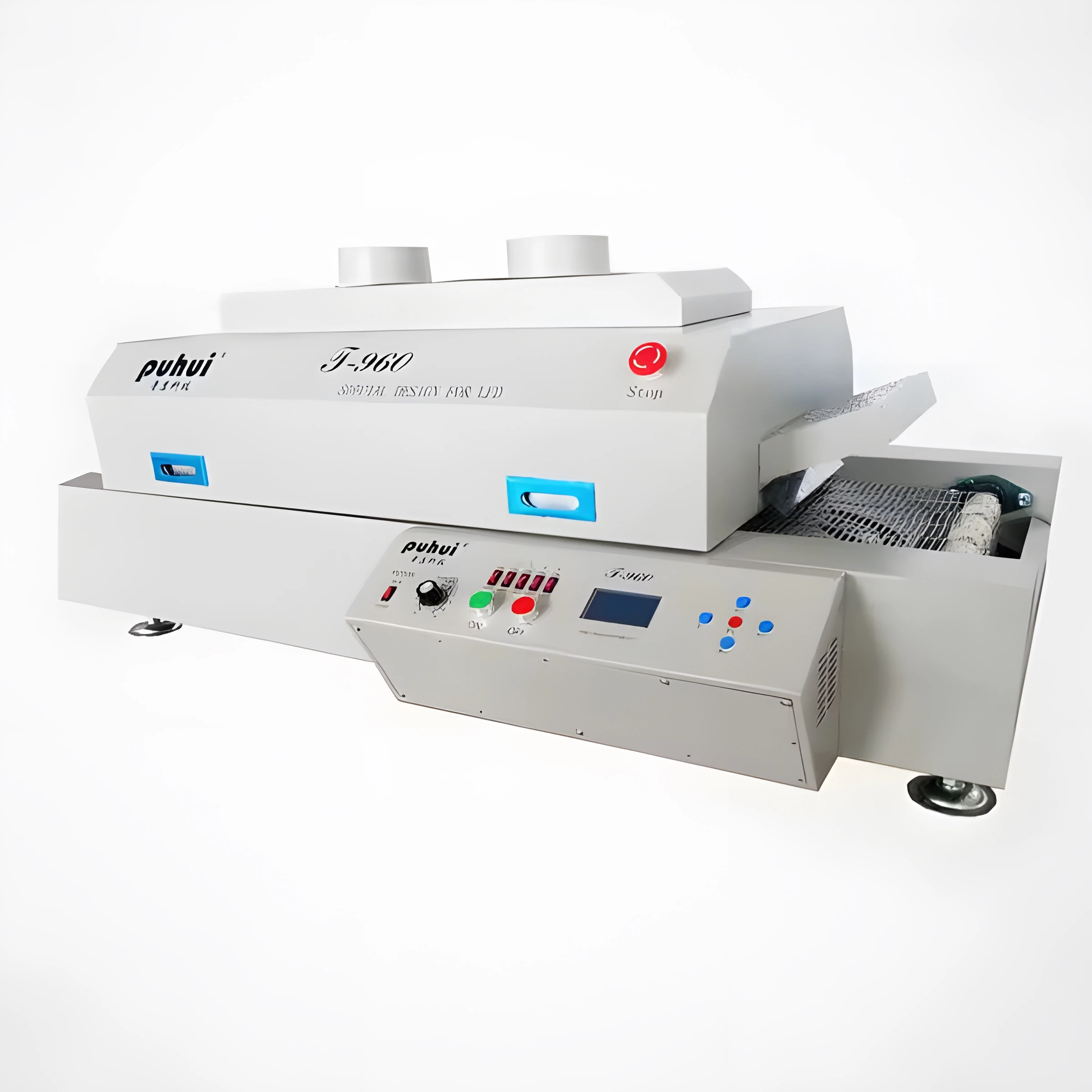 T-960 5-Zone Reflow Oven - Infrared + Forced Hot Air For Precision SMT/BGA Soldering